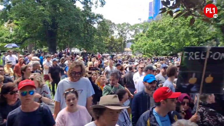 500 tys. Australijczyków protestowało w obronie wolności