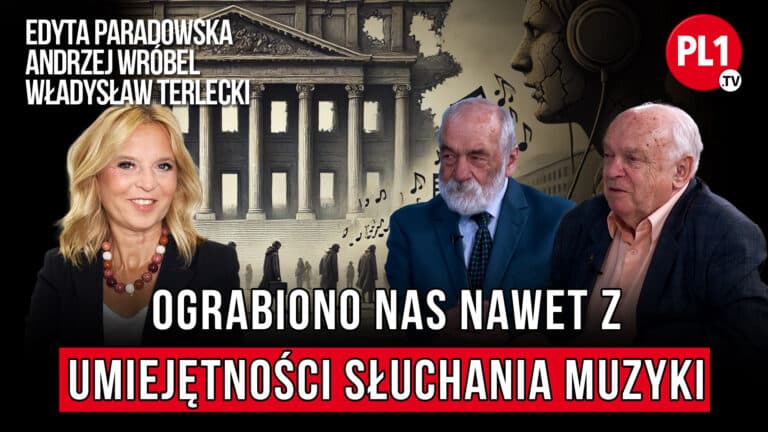 Ograbiono nas nawet z umiejętności słuchania muzyki